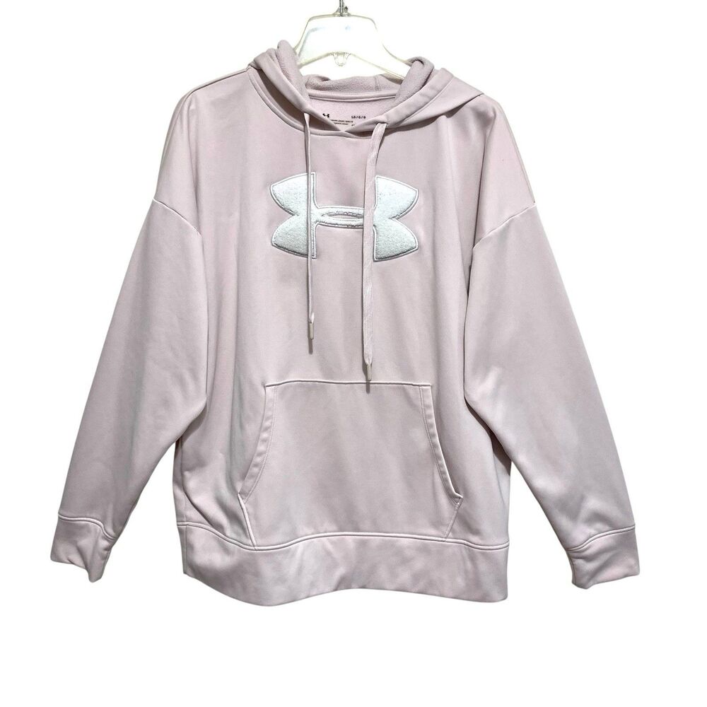 3/$30 Under Armour Fleece Hooded Sweatshirt Size Large Kangaroo Pockets Large